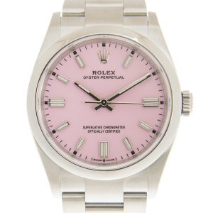 NEW ROLEX OYSTER PERPETUAL 126000-0008 CANDY PINK