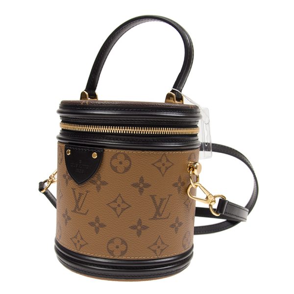 LOUIS VUITTON Cannes Noir M43986 Monogram Reverse Canvas