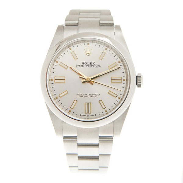 NEW ROLEX OYSTER PERPETUAL 124300-0001 SILVER