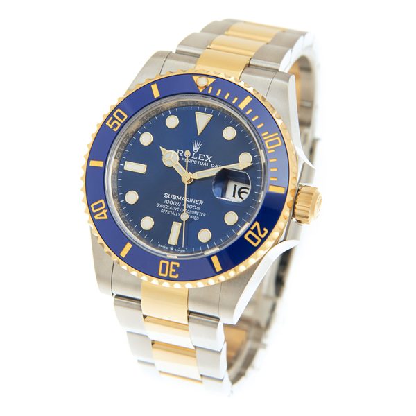 NEW ROLEX SUBMARINER 126613LB-0002 SUBMARINER DATE, BLUESY