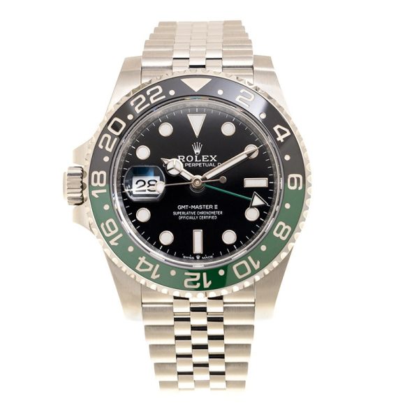 NEW ROLEX GMT-MASTER II 126720VTNR-0002 LEFT HAND SPRITE LEFT HANDED SPRITE JUBILEE BRACELET