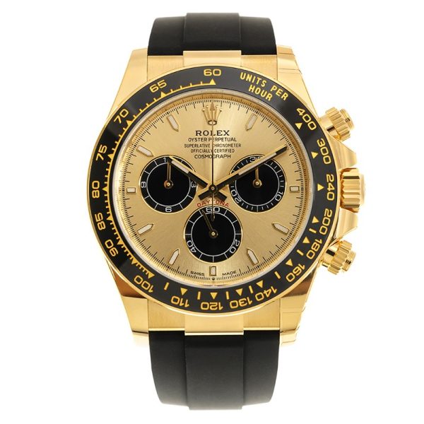 NEW ROLEX GOLDEN AND BLACK DAYTONA 126518LN-0012 GOLDEN AND BRIGHT BLACK, YML