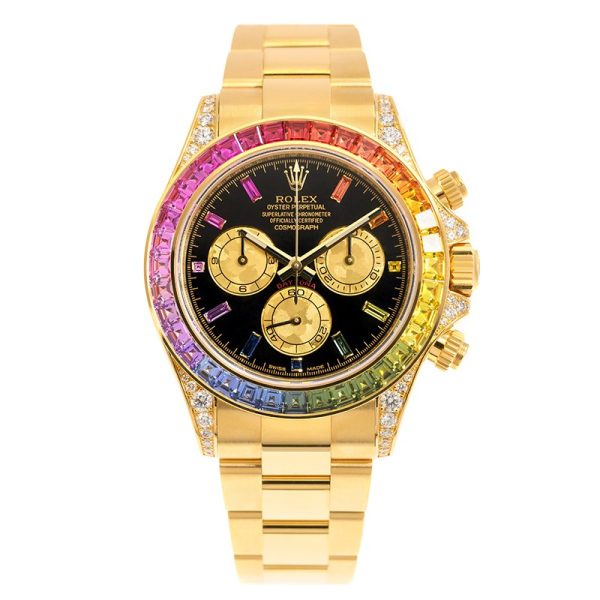 NEW ROLEX DAYTONA 116598RBOW-0001 RAINBOW DAYTONA