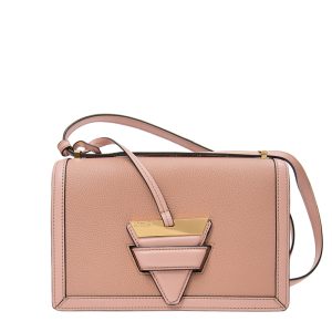 NEW LOEWE HANDBAG 302.12.M15 9190 CALFSKIN ALMOND