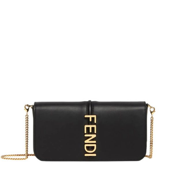 NEW FENDI WALLETS 8BS076 A5DY F0KUR WALLET ON CHAIN