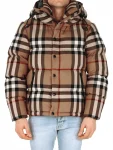 Burberry Removable Sleeves Hooded Down Jacket