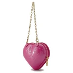 LOUIS VUITTON Keep My Heart Neon Pink M82966 Monogram Vernis Leather