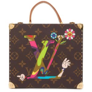 LOUIS VUITTON Character Tale JewelryCase Takashi Murakami Collaboration Brown/Multicolor M92477 Monogram