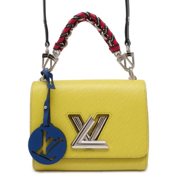 LOUIS VUITTON Twist Yellow/Pink M52507 Epi Leather Size PM