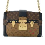 LOUIS VUITTON Trunk Clutch Brown M43596 Monogram Monogram Reverse Canvas