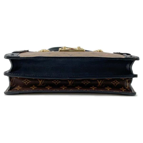 LOUIS VUITTON Trunk Clutch Brown M43596 Monogram Monogram Reverse Canvas