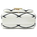 LOUIS VUITTON PICO GO-14 Maltage White/Noir M23762 Lamb Leather LV Twist