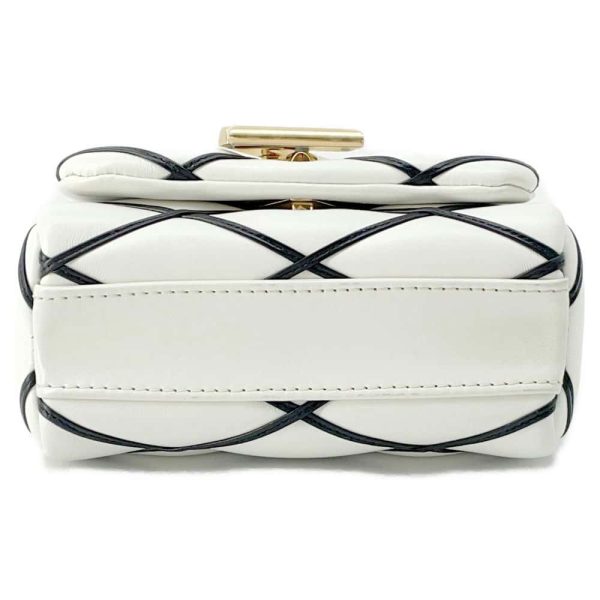 LOUIS VUITTON PICO GO-14 Maltage White/Noir M23762 Lamb Leather LV Twist