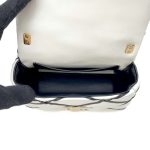 LOUIS VUITTON PICO GO-14 Maltage White/Noir M23762 Lamb Leather LV Twist