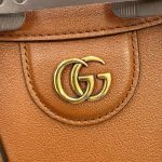 GUCCI Diana Bamboo Handle 2wayHandbag Brown 660195 Leather Size Small