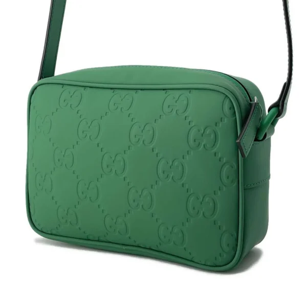 GUCCI GG rubber effect Mini Shoulder Bag Green 771321 Rubber