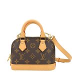 NEW LOUIS VUITTON BAGS NANO ALMA M82717 SHOULDER BAG/CROSSBODY BAG /HANDBAG MONOGRAM