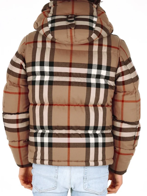 Burberry Removable Sleeves Hooded Down Jacket