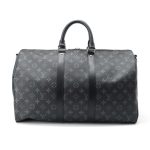 LOUIS VUITTON Keepall Bandouliere Noir M40569 Monogram Eclipse Size 45