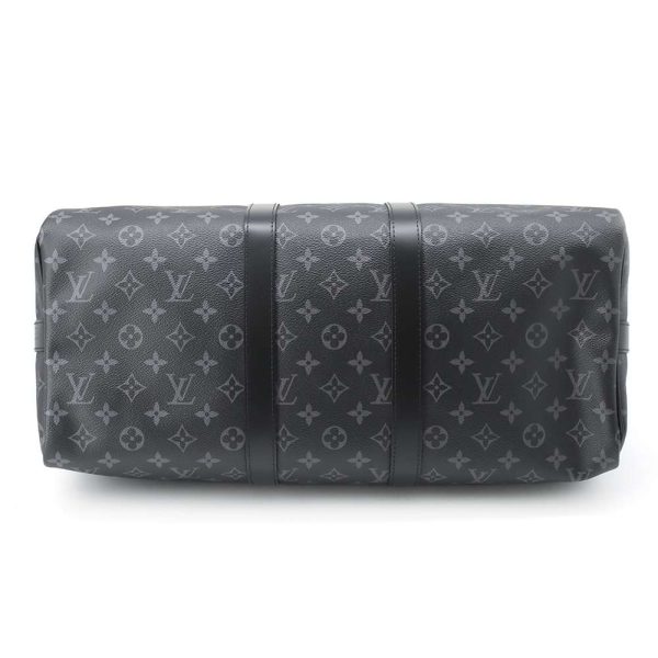 LOUIS VUITTON Keepall Bandouliere Noir M40569 Monogram Eclipse Size 45